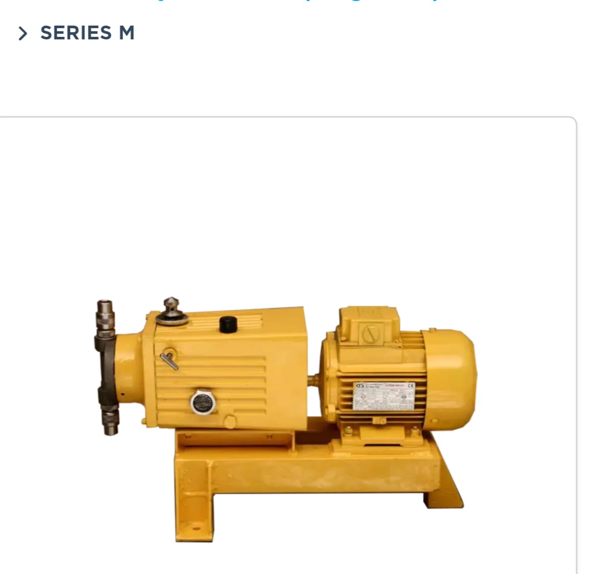 Dozing and Chemical Pumps