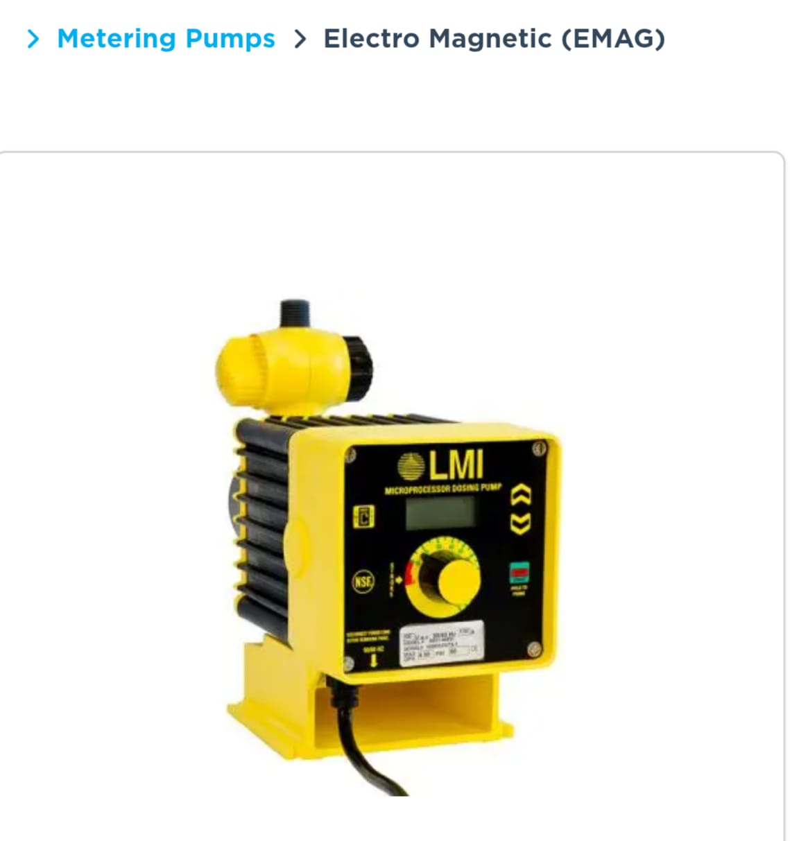 Dozing and Chemical Pumps