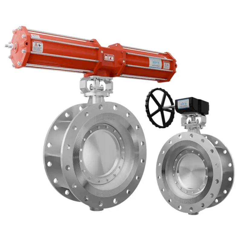 Double-Offset-Metal-With-Grafoil-Laminated-Seated-Double-Flanged-Butterfly-Valve-05